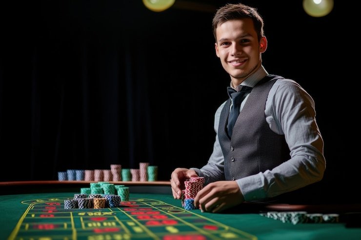 Antarmuka utama platform asiacasino menampilkan permainan slot, live casino, dan opsi sportsbook